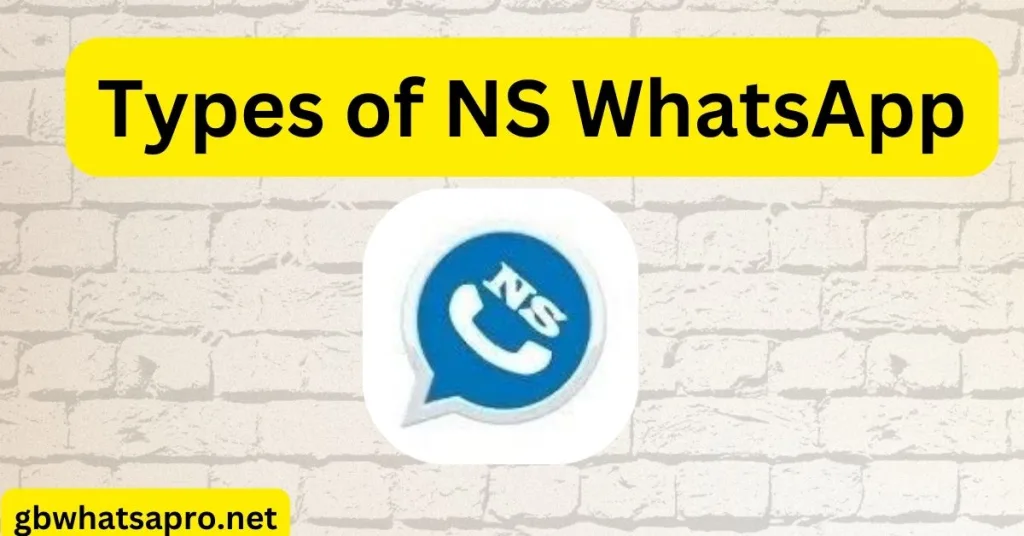 Types of NS WhatsApp